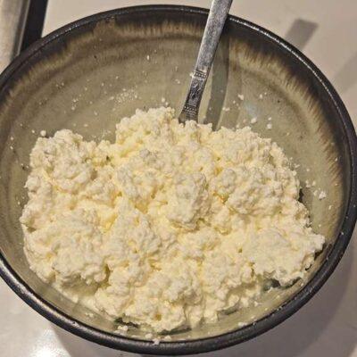 homemade ricotta