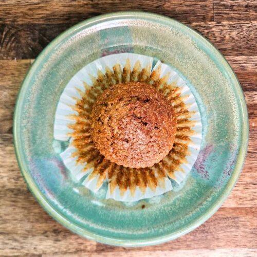 honey bran sourdough discard muffin