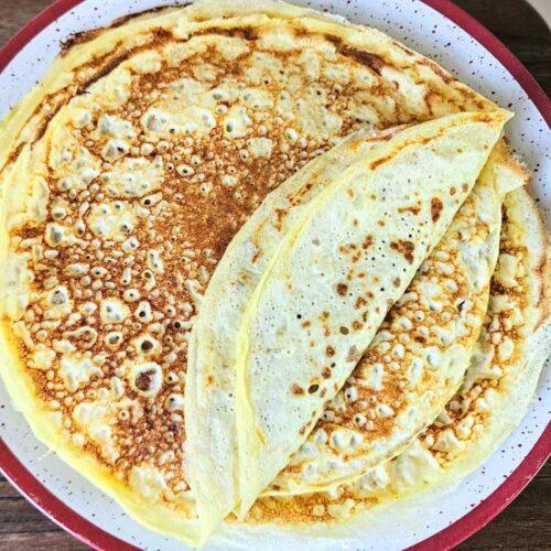 sourdough discard crepes