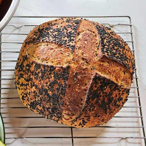 miso black sesame sourdough