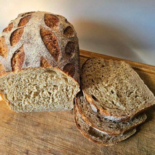 whole wheat honey sourdough sandwich bread